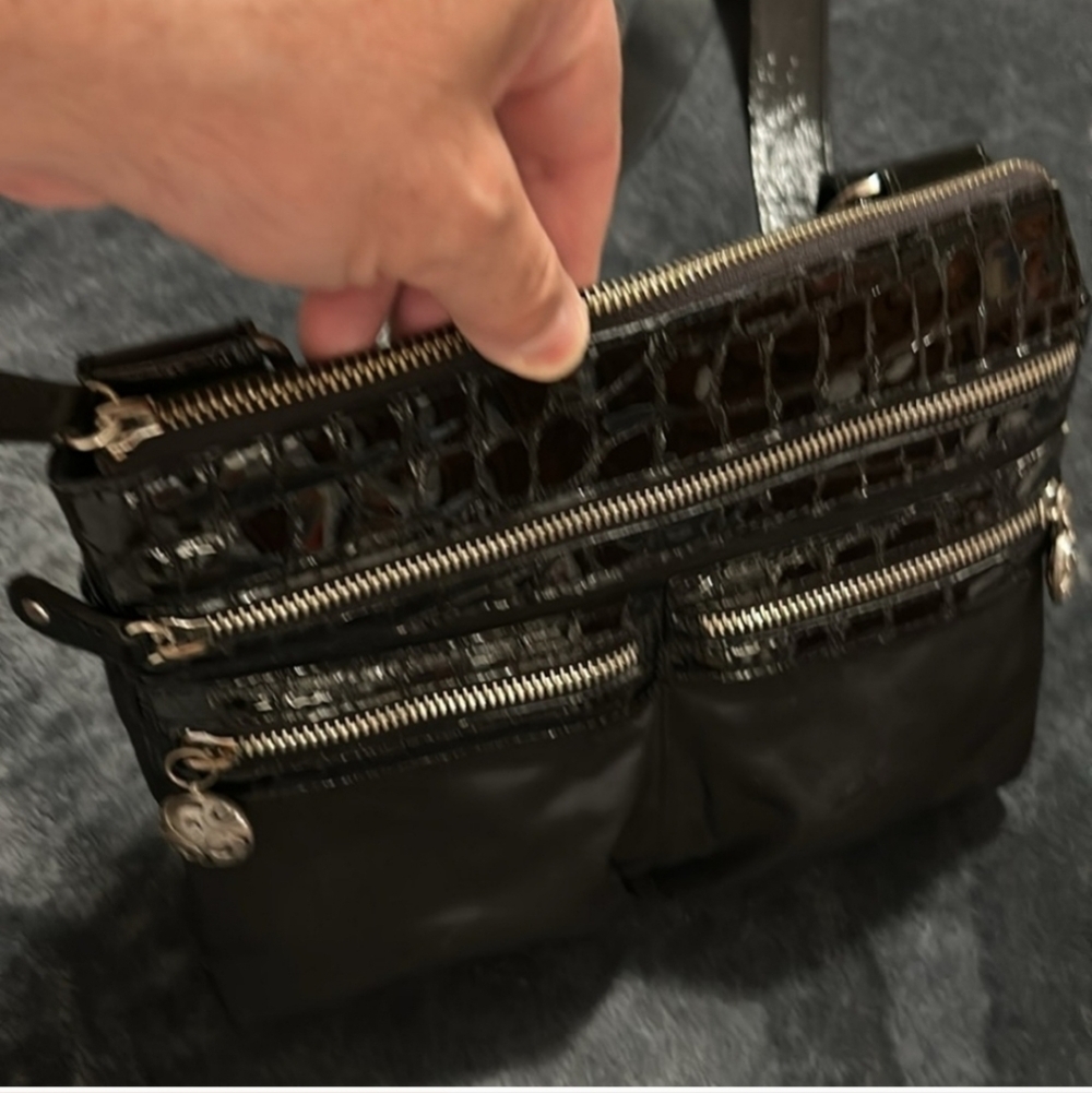 Brighton Black Crossbody Bag - Picture 11 of 14
